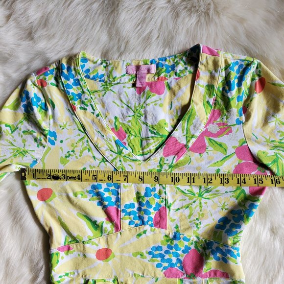 Lilly Pulitzer Dress in Blue Eyed Girl Print Size XS - Picture 14 of 16